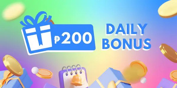 Signup bonus artwork with a reel machine and gold coins